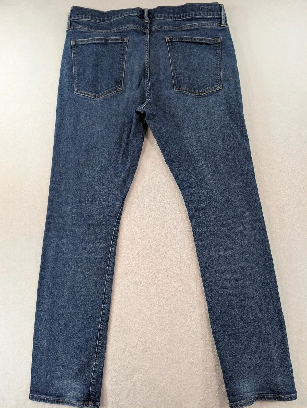 J. Crew 770 Straight Fit Blue Denim Jeans Mens Size 36x32 Classic Casual Pants